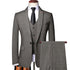 Traje De Hombre Elegante (Blazer+Vest+Pants) Men's Fashion Business Casual Slim Fit Wedding Business Suit Elegant Man Suit 6XL