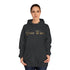 Grace Wins Hoodie — Inspirational Brown Script Pullover