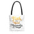 Faith Can Move Mountains Tote Bag — Inspirational Christian Quote Canvas Tote