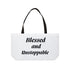 Blessed and Unstoppable Weekender Tote — Inspirational Travel Bag