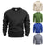 Men's Crew Neck Sweatshirts Solid Color Sweatwear Spring Outdoor Casual Daily Long Sleeve Pullover Hoodie Man Sportswear