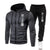 Men Fashion Print Zipper Tracksuit