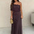 Sexy Sleeveless Commuter Dress Hight Waist Strapless Slim Long Dress Women Elegant Mesh Splicing Solid Color Party Dress