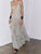 European and American style summer new women's clothing temperament slim V-neck sleeveless suspender polka dot long dress