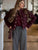 HH 2024 Fashion Women Soft Tweed Bomber Jacket O-Neck Long Sleeve Pockets Buttons Loose Woolen Coat Female Streetwear