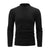 1/2piece Autumn And Winter Men's Semi High Neck Fashionable Base Long Sleeved Top Solid Color Casual Sports Fitness Warm T-shirt