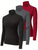 Womens Turtleneck T-Shirt Set  Soft Knit Casual Long Sleeve Tops for Spring & Fall  Stylish Basic Closet Essentials